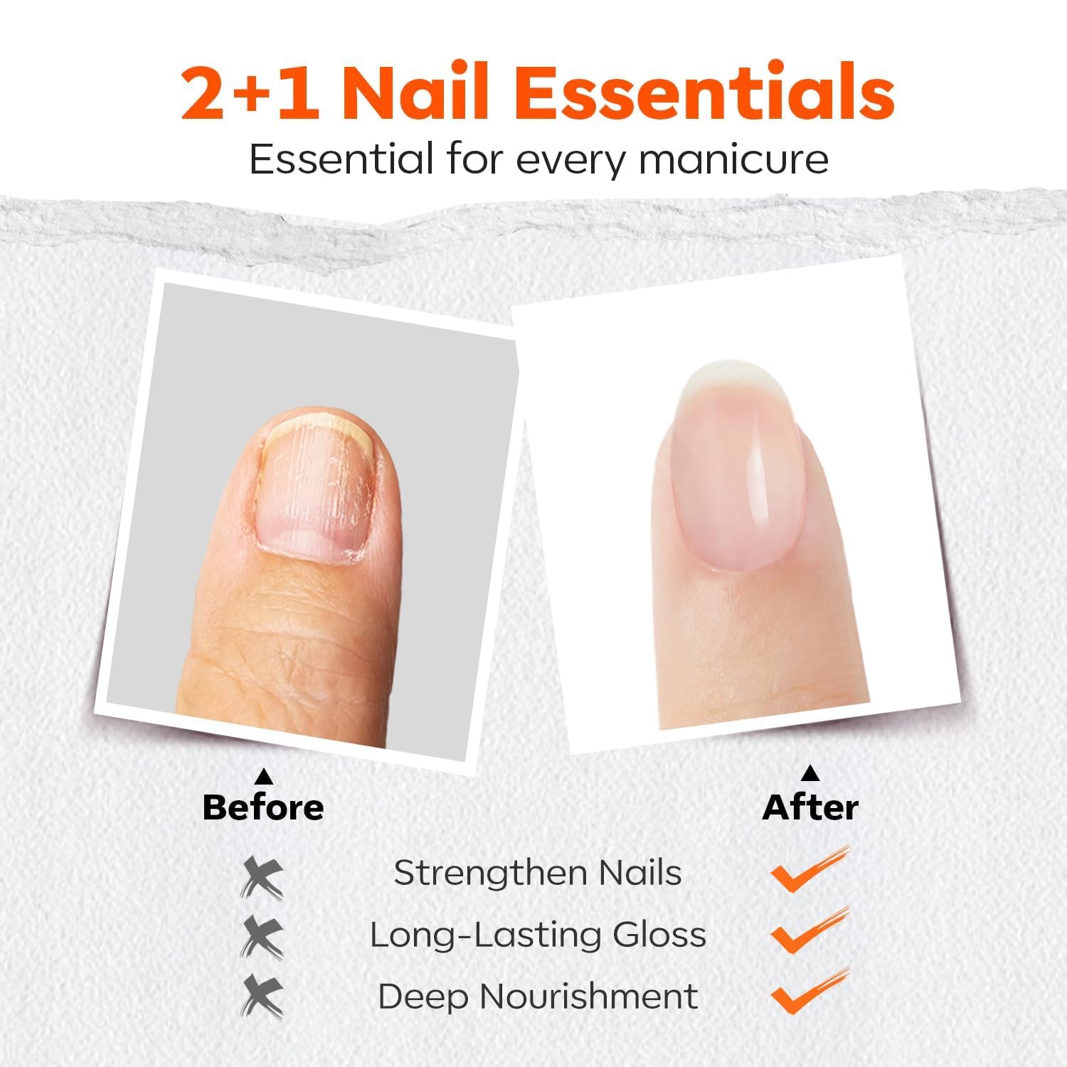 modelones nail-strengthener brush applying to nails for stronger-looking nails