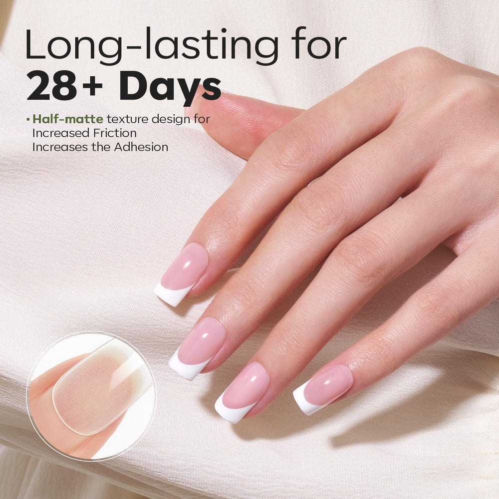 Modelones 15 sizes for precise finger fit during at-home nail extensions.