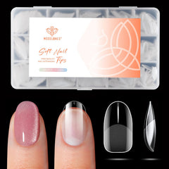 Modelones 360-piece packaging of extra short oval nail tips for easy selection