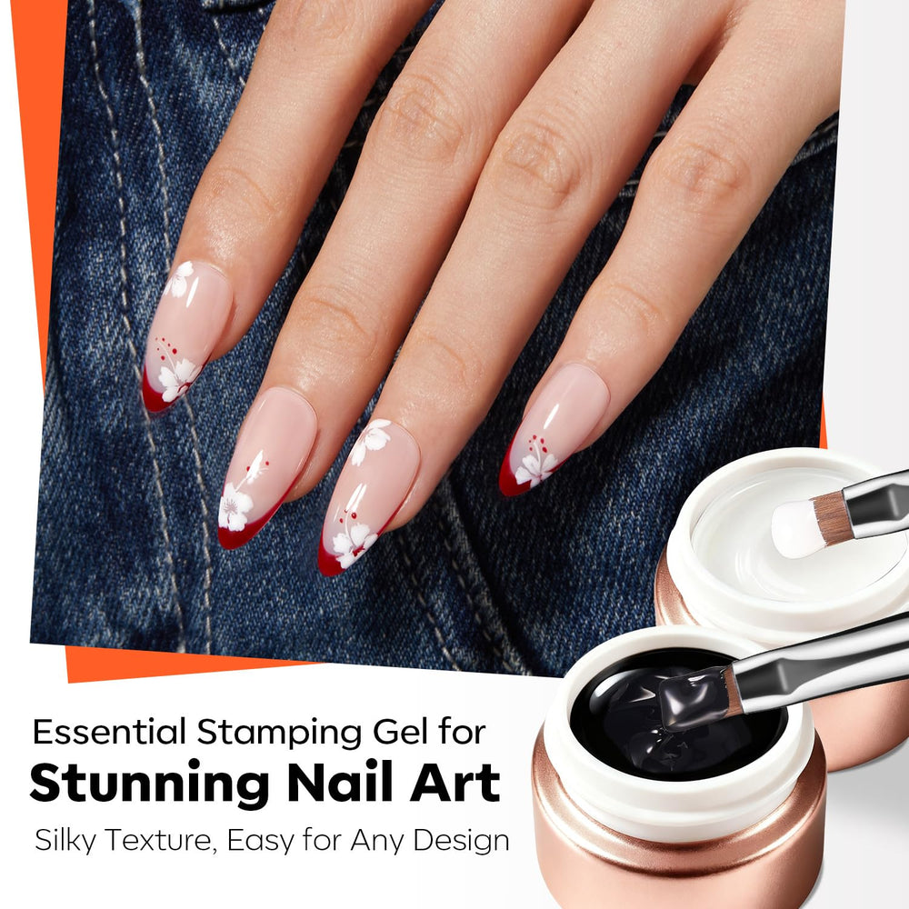 Modelones painting gel set with rich pigments for stamping