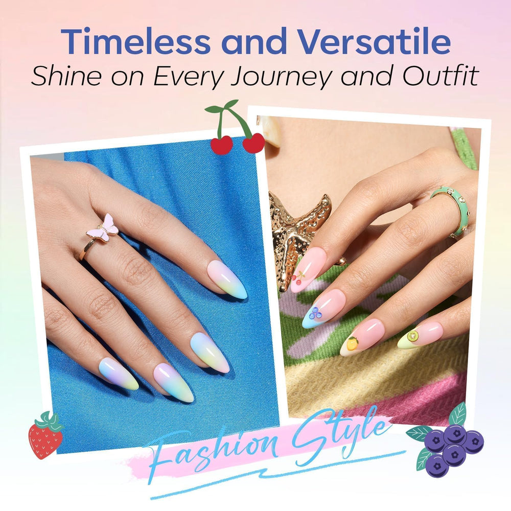 Modelones Pastel Gel verde menta para combinaciones modernas
