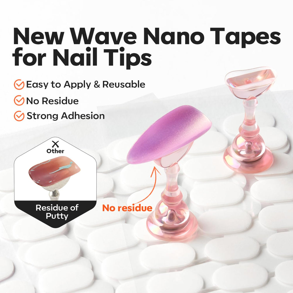 Modelones pinky nail stands optimize small tip displays during practice.