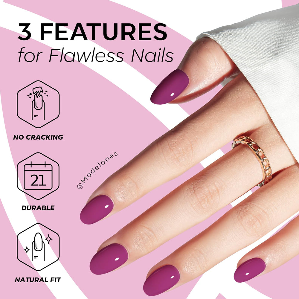 Modelones Plum, pegamento de uñas para fijación duradera