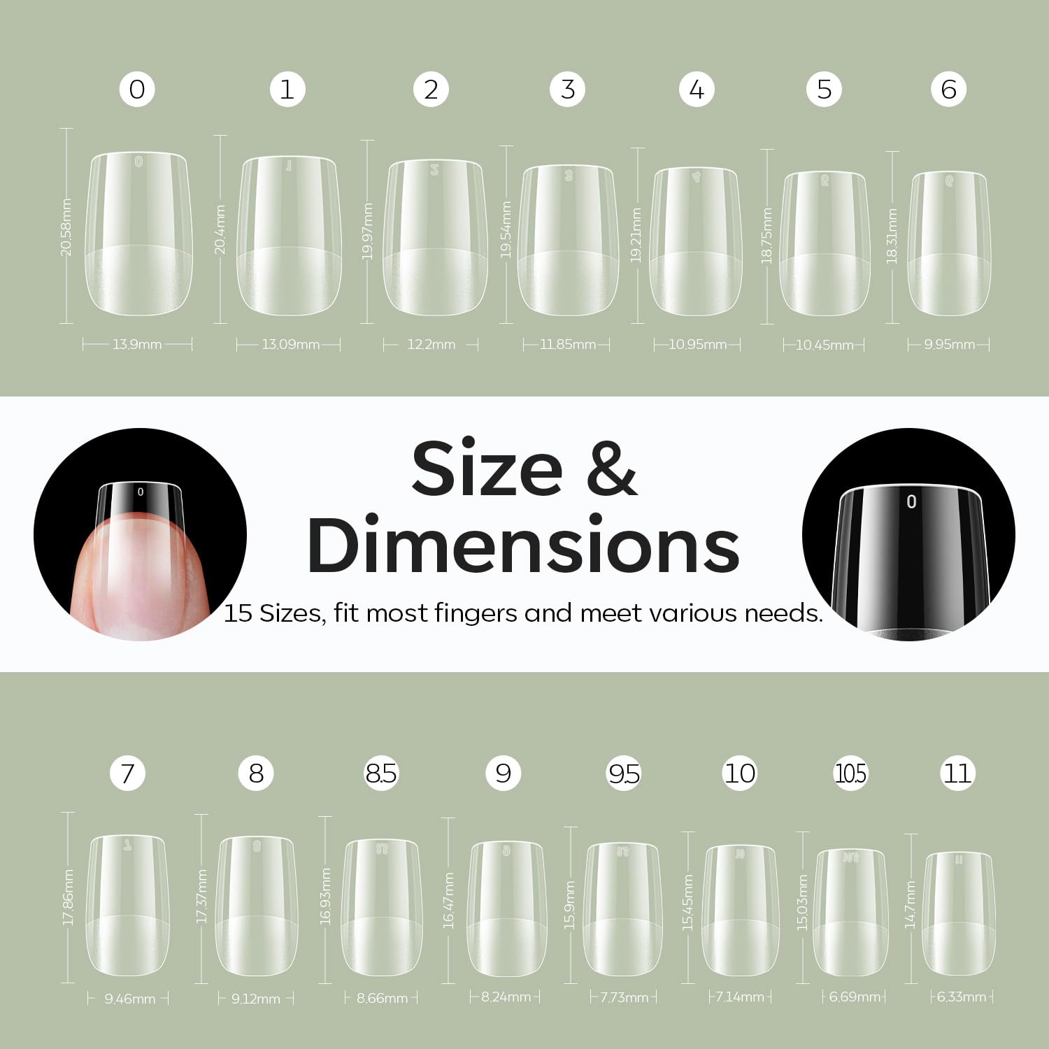 Modelones pre-shaped, easy to apply tips simplify DIY manicure.