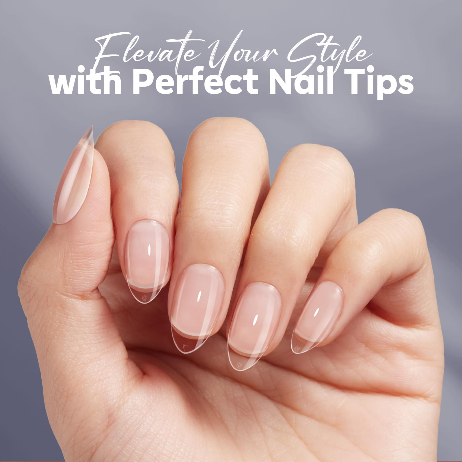 Modelones pre-shaped gel tips ready for quick at-home extensions