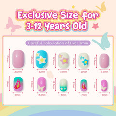 Modelones press-on nails offer varied sizes for a comfortable fit on small fingers.