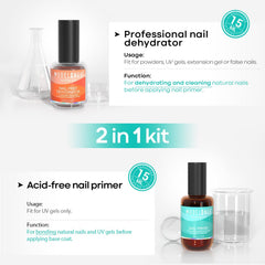 modelones primer de uñas 15 ml mejora la adhesión para un acabado más duradero.