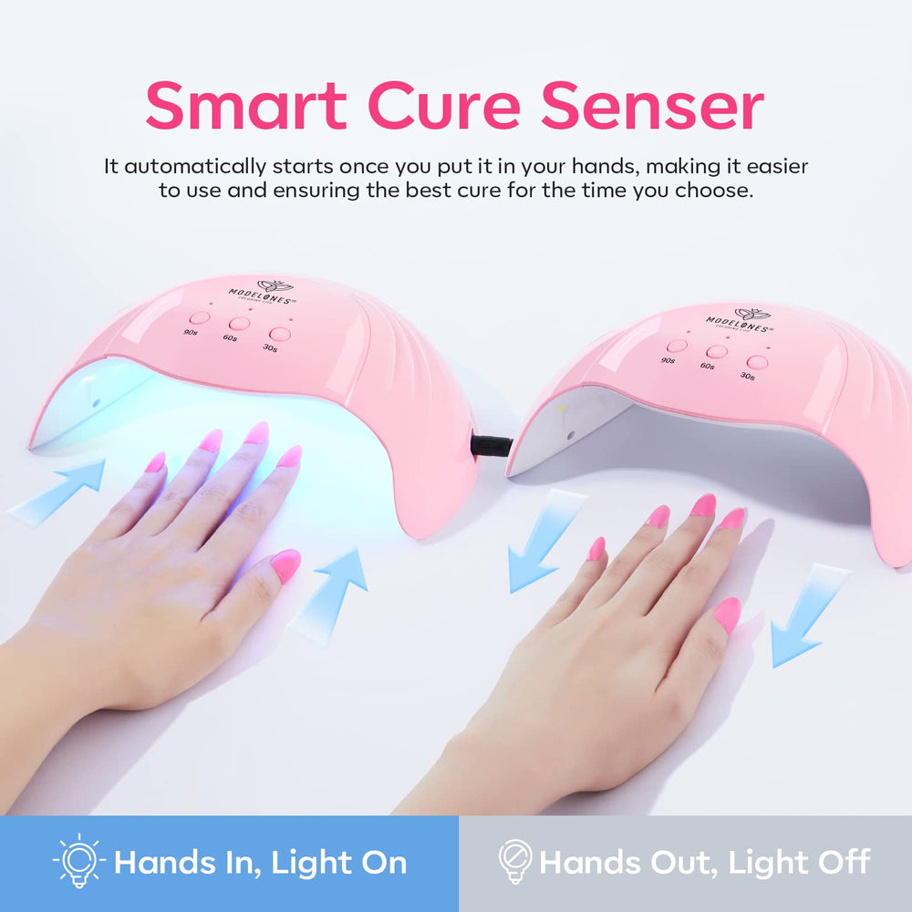 Modelones protective UV gloves offer comfortable, durable wear during nail sessions.