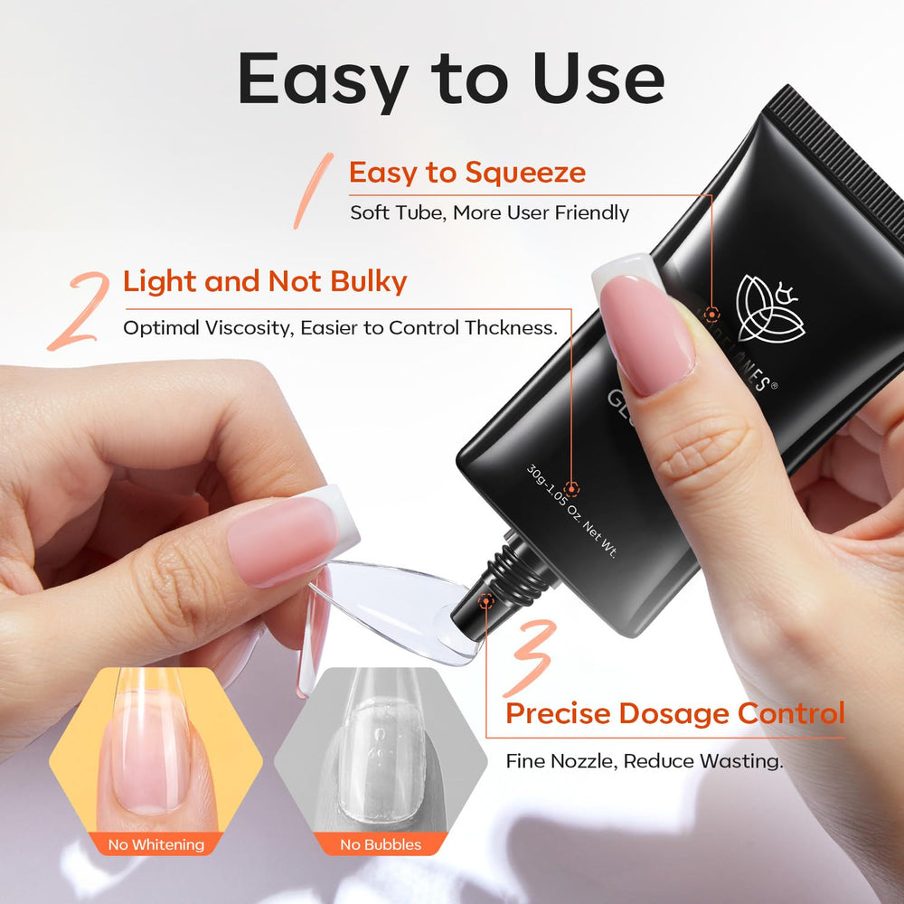 Modelones quick-curing 5s per finger under UV light