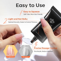 Modelones quick-curing 5s per finger under UV light