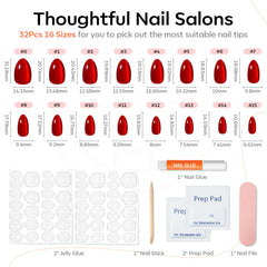 Modelones reusable nail kit with glue and tabs for quick home use