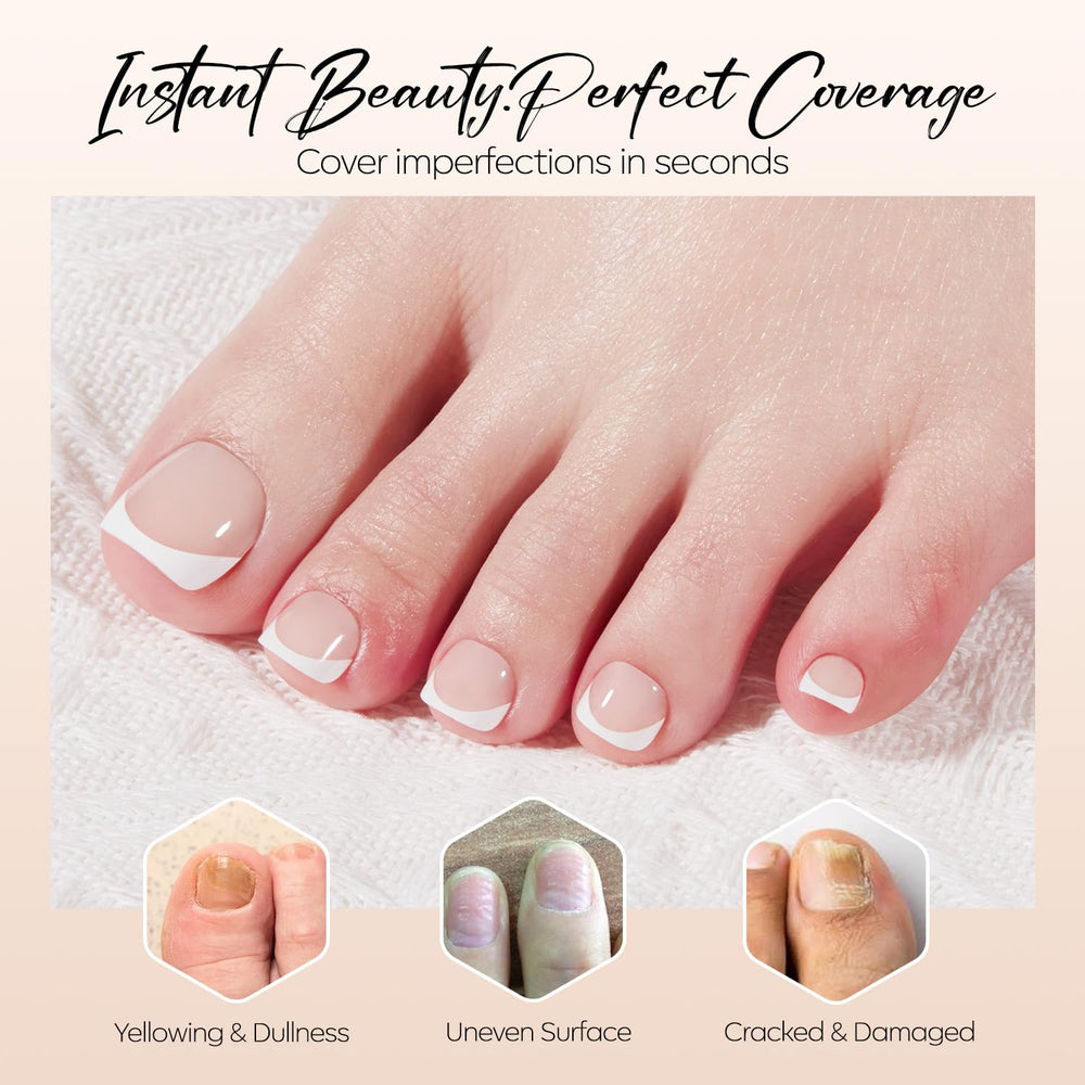 Modelones salon-ready pedicure at home for sandals and events