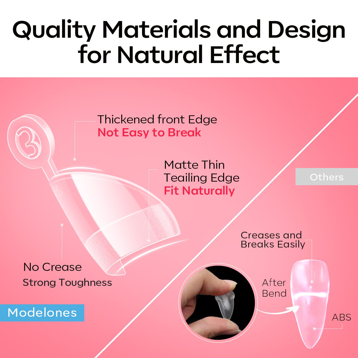Modelones tips sin toxinas y sin olor, opción segura para uñas.