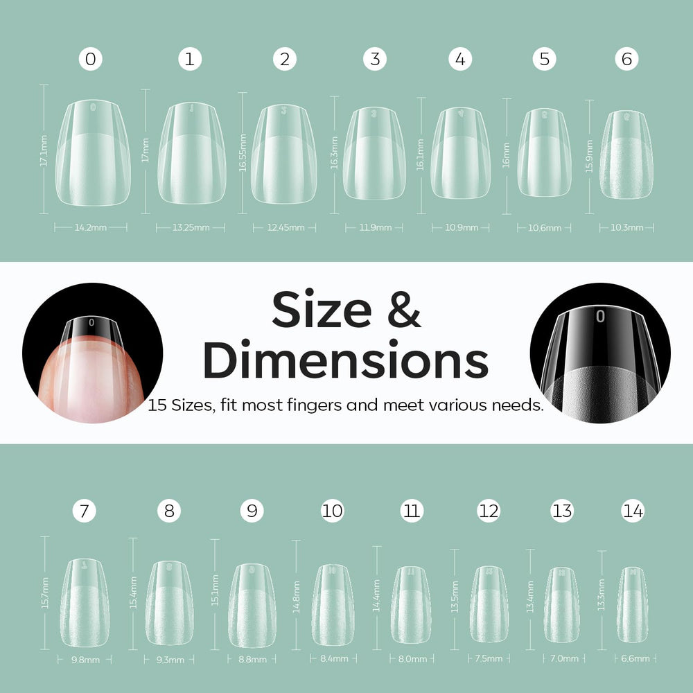 Modelones tips resistentes para uñas extendidas con mayor duracif3n.
