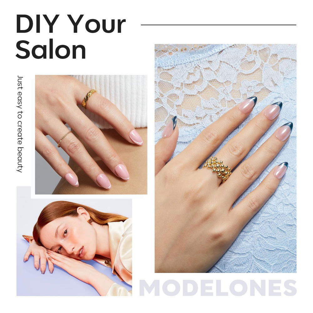 Modelones tips sin toxinas para uñas, experiencia de uso más suave