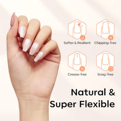 Modelones tips coffin corto: 510 piezas para tallas precisas