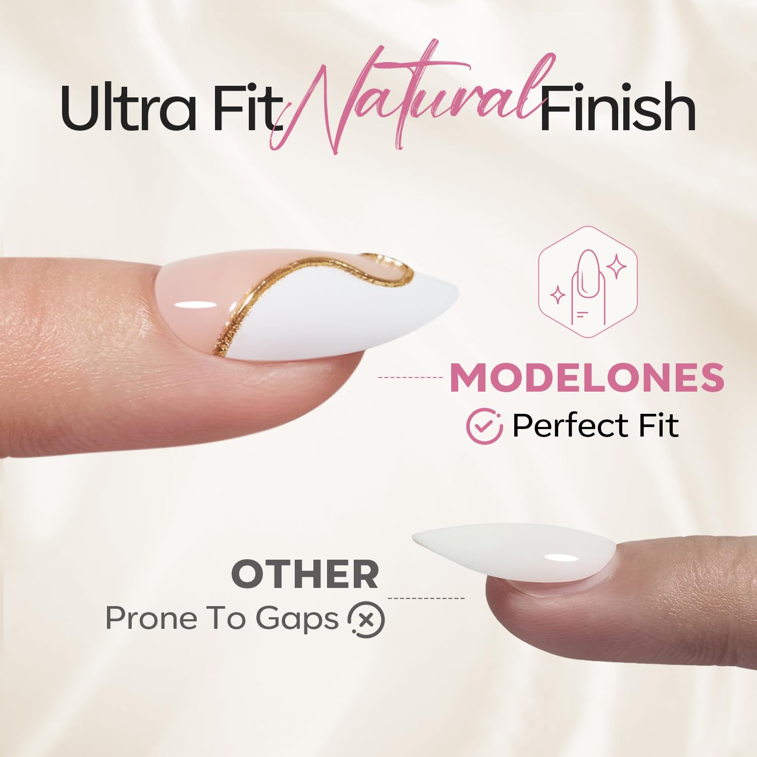 Modelones toallitas de preparación: superficie limpia para mejor adherencia.