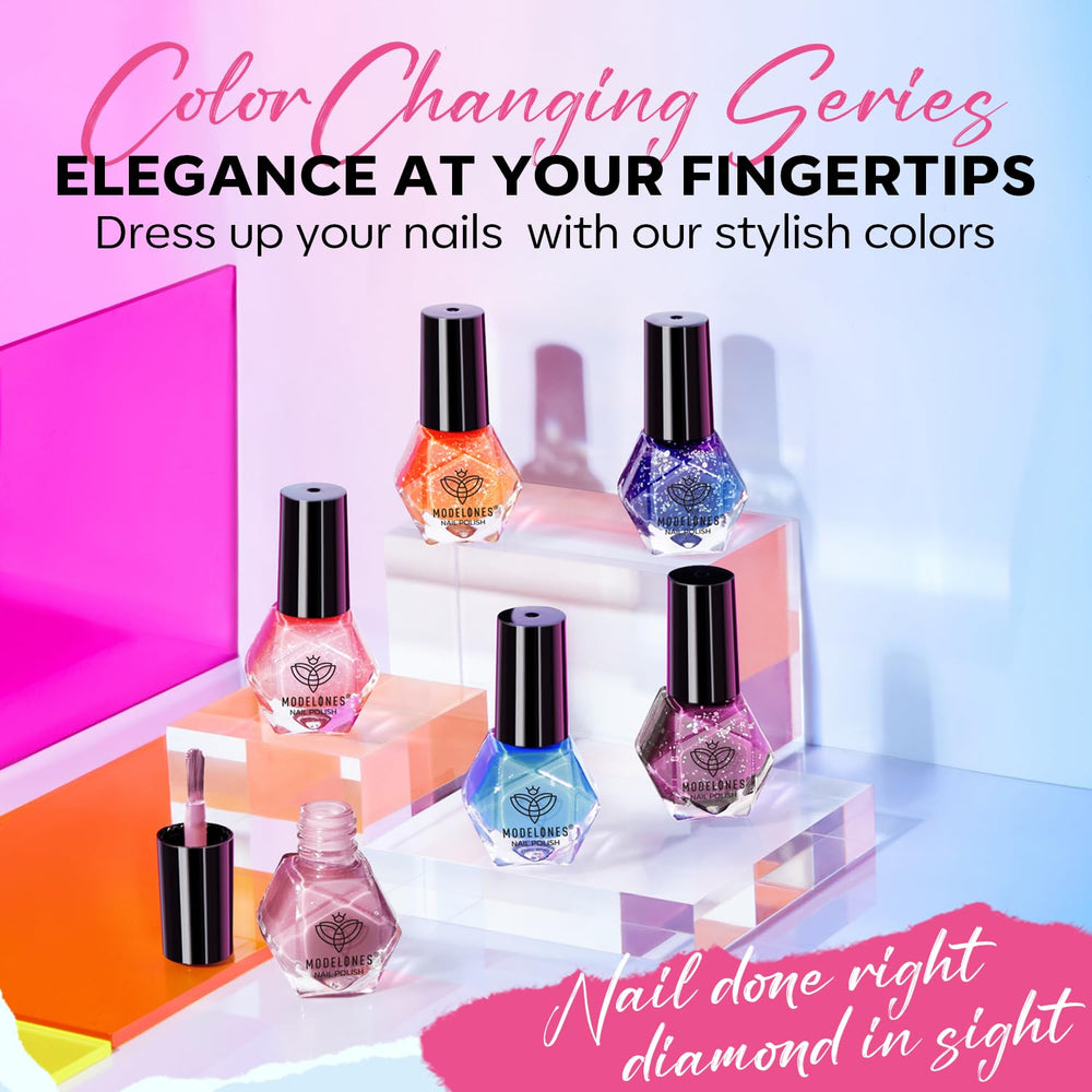 Modelones: tonos neon en uñas para looks vibrantes