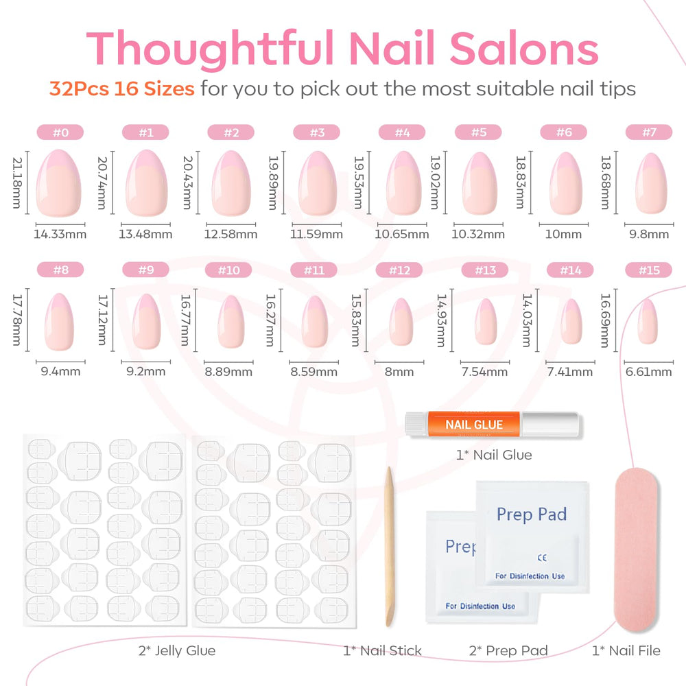 Modelones uñas ABS resistentes y no tóxicas para uñas naturales