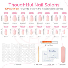 Modelones uñas ABS resistentes y no tóxicas para uñas naturales