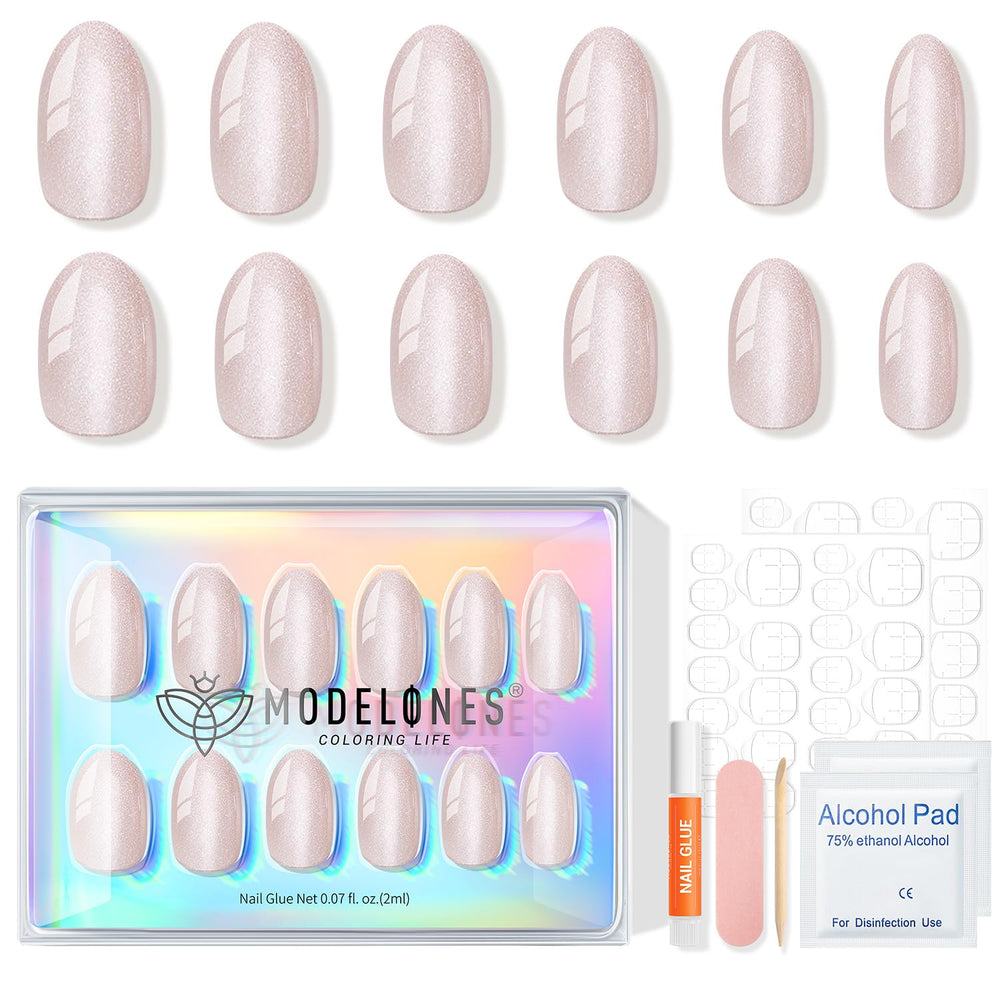 Modelones Uñas Ojos de Gato: set de 32 piezas y 16 tallas para ajuste perfecto.