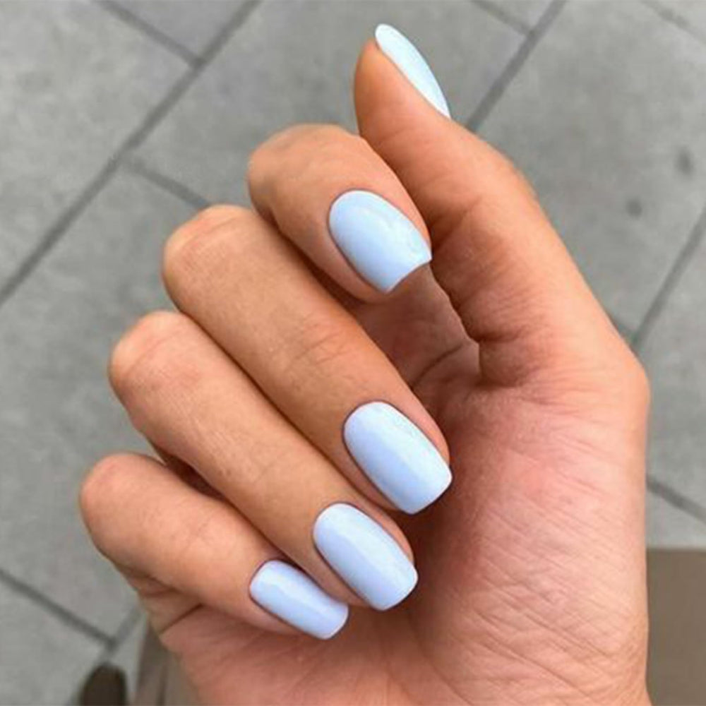Modelones Uñas postizas cortas cuadradas: estilo diario cómodo para cualquier ocasión