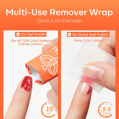 Modelones wraps with upgraded adhesive tab for secure wrapping