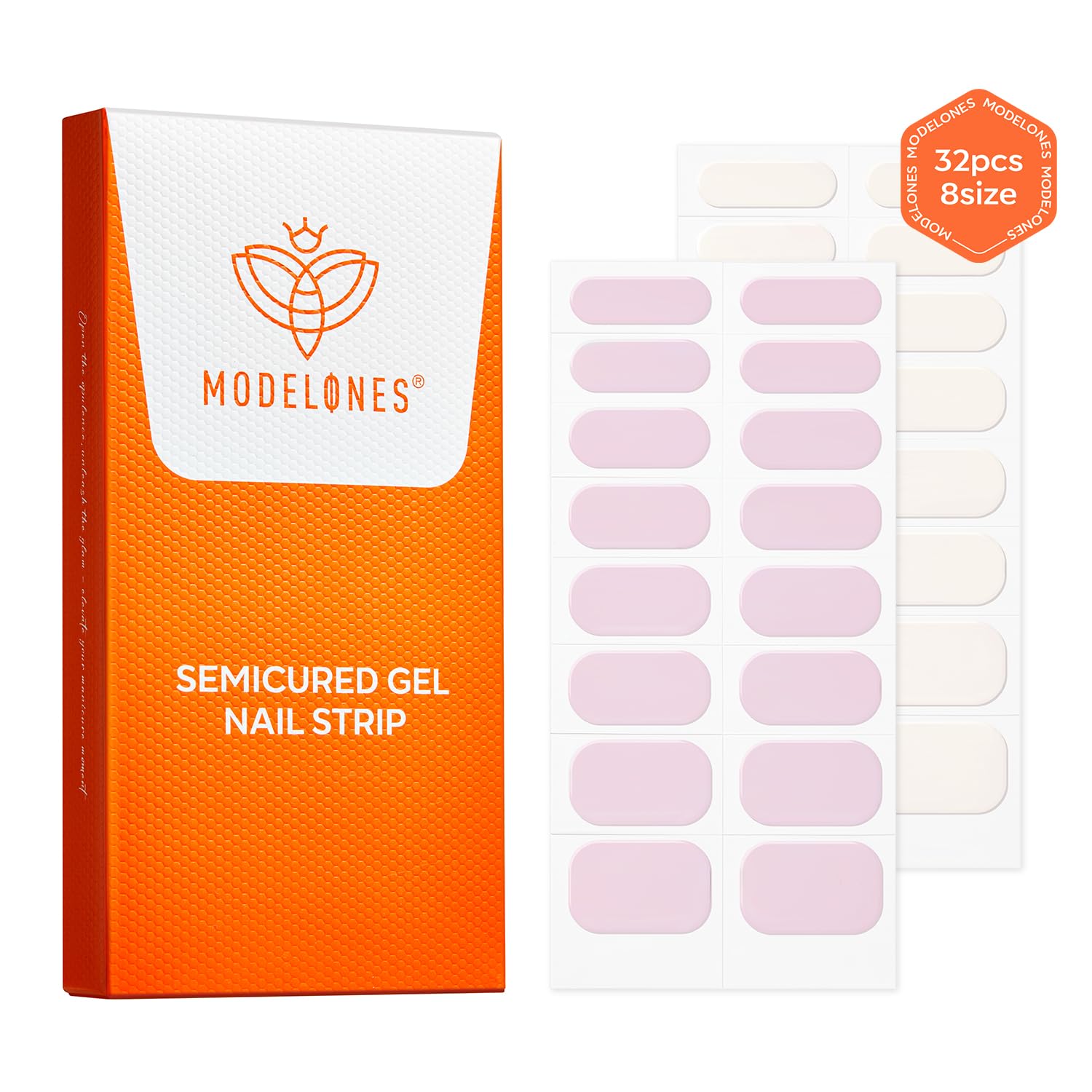Modelones pegatinas uñas gel semicurado, perfectas para uso diario y eventos