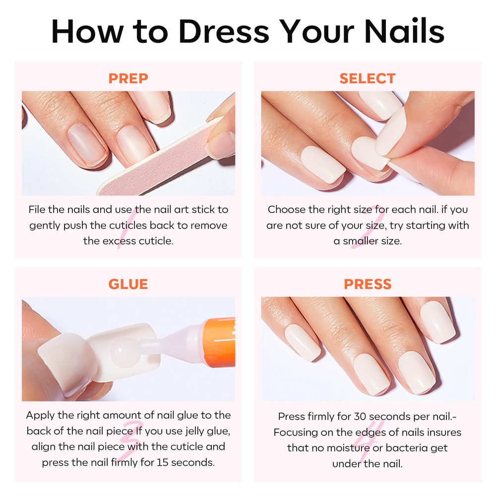 Modelones uso en múltiples ocasiones, manicura rápida para eventos