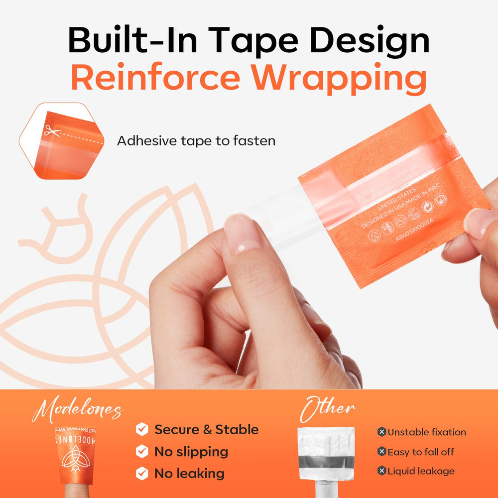 Modelones UV gel removal guide: wrap and wait 15 minutes