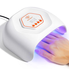 Modelones UV LED Nail Lamp front view for quick home gel curing.