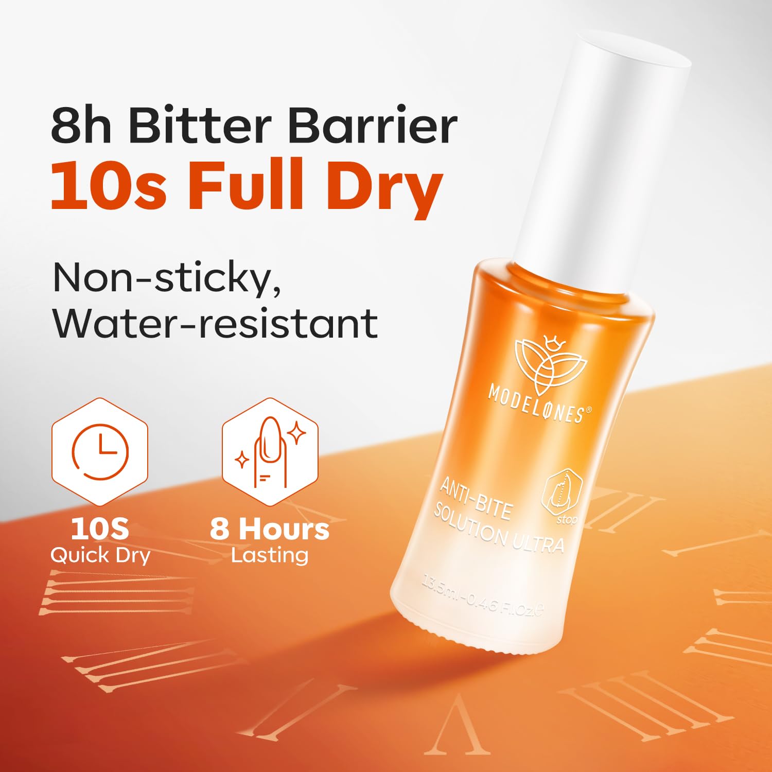 modelones large 13.5ml bottle lasts longer between applications