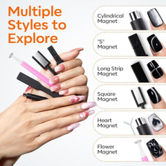 Modelones Y-shaped guide helps craft flawless nail patterns