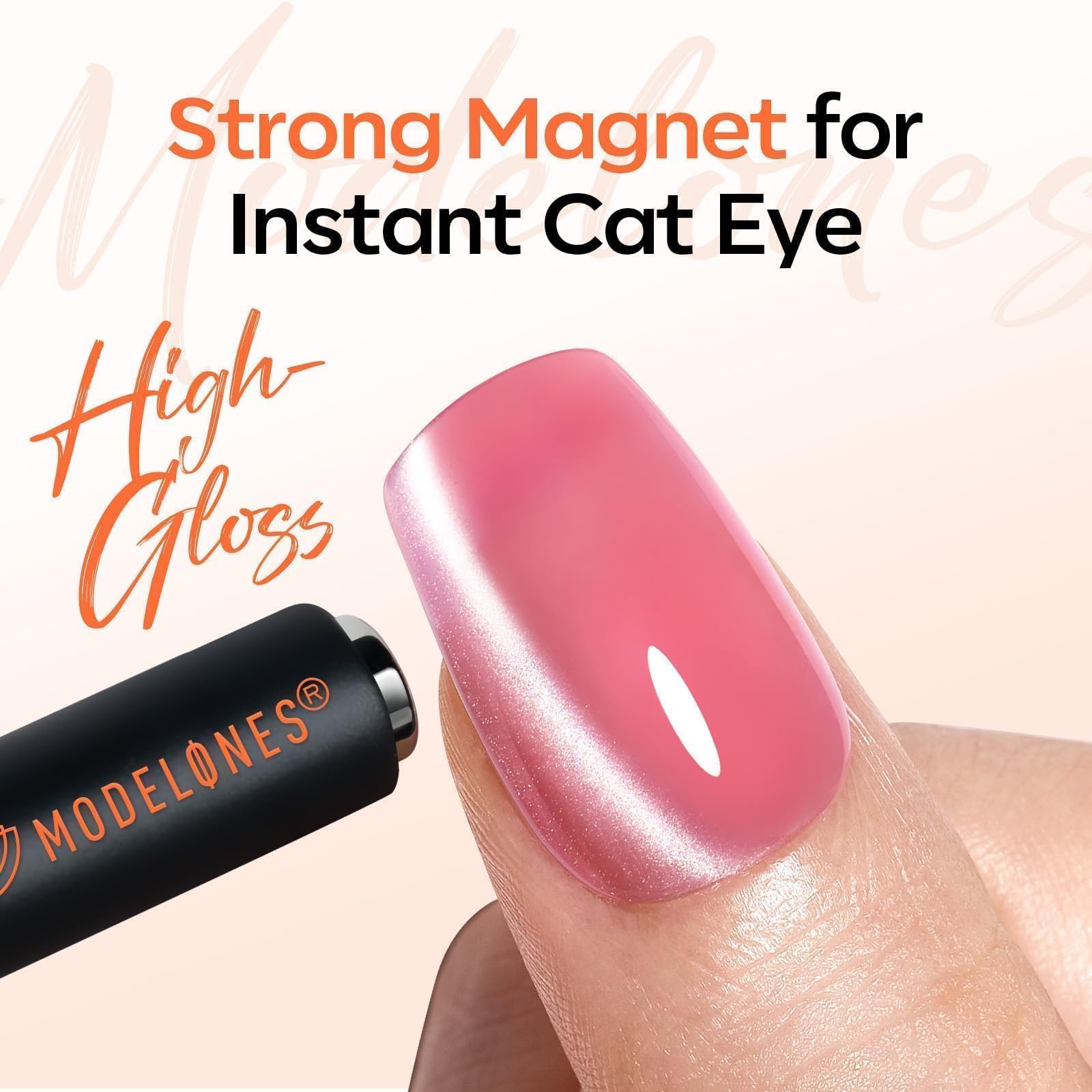 Modelones Y-shaped guide supports symmetrical cat-eye designs