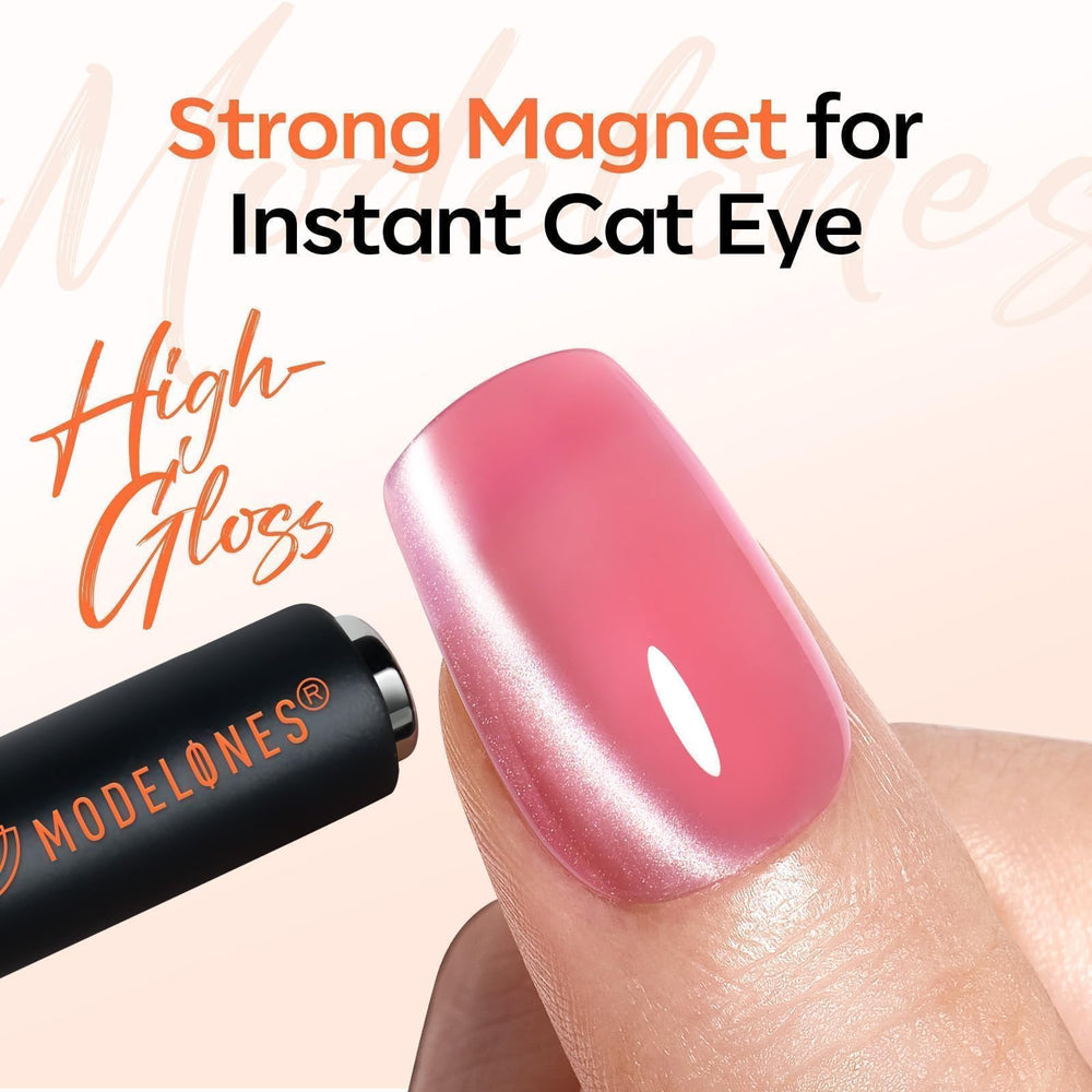 Modelones Y-shaped guide supports symmetrical cat-eye designs