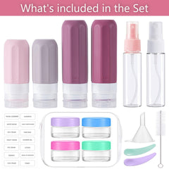 MODENGKONGJIAN silicone 2oz leakproof bottle for mess-free carry-on