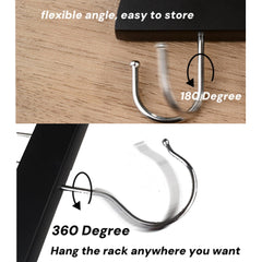 Modpion 360-degree rotating extension rack for easy access during styling.