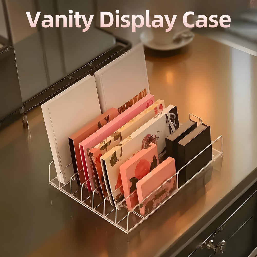 MOGUIMAX perfect gift for makeup lovers with organized countertop display.