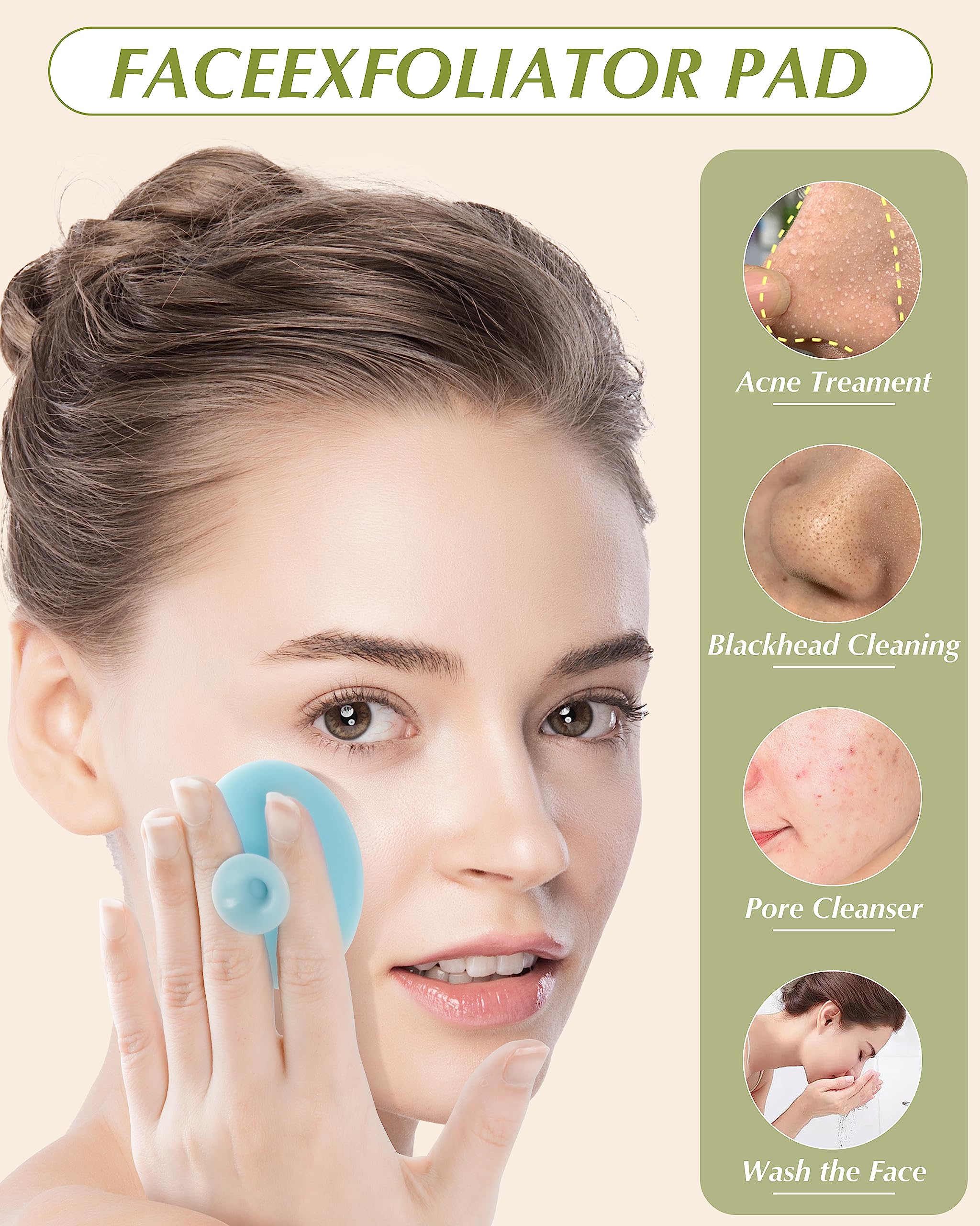 MoHern face scrubber helps reduce blackheads and clear pores.