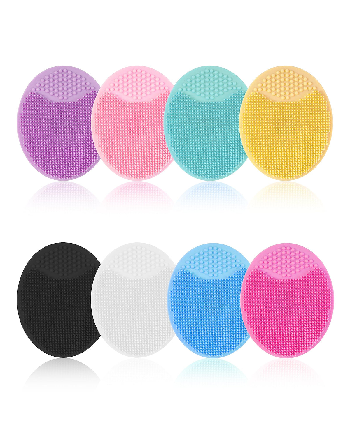MoHern face scrubber with soft silicone bristles for gentle cleansing.