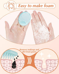 MoHern silicone brush for improved skin texture and absorption.