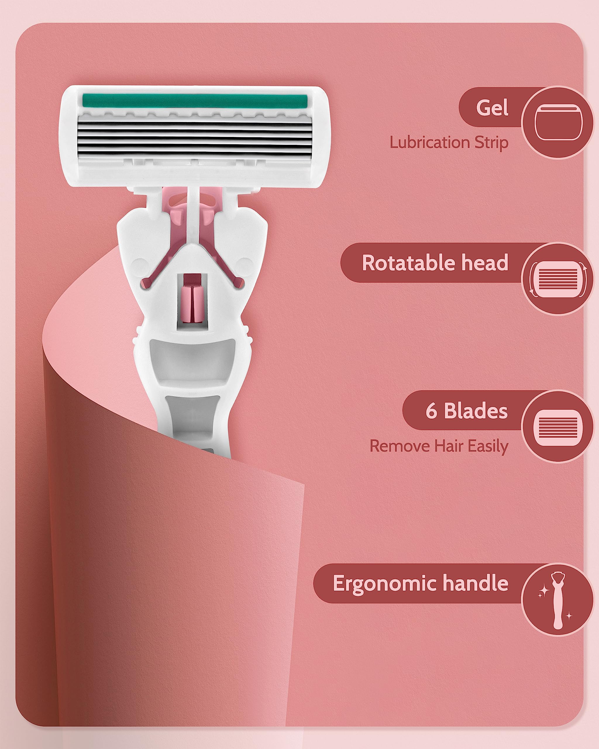 MoHern travel razor for women, compact and ready for on-the-go grooming