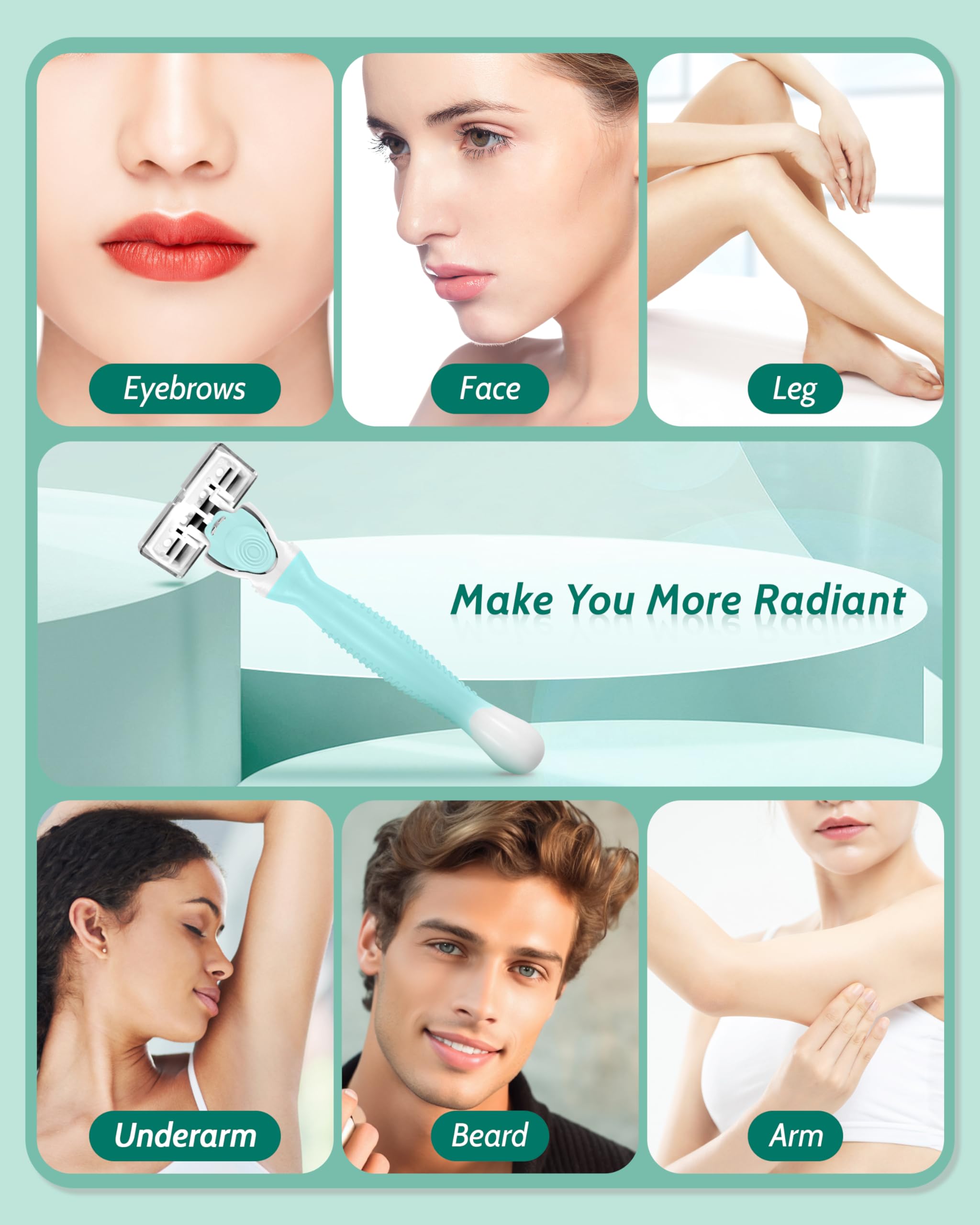 MoHern travel razor compact packaging ideal for travel kits.