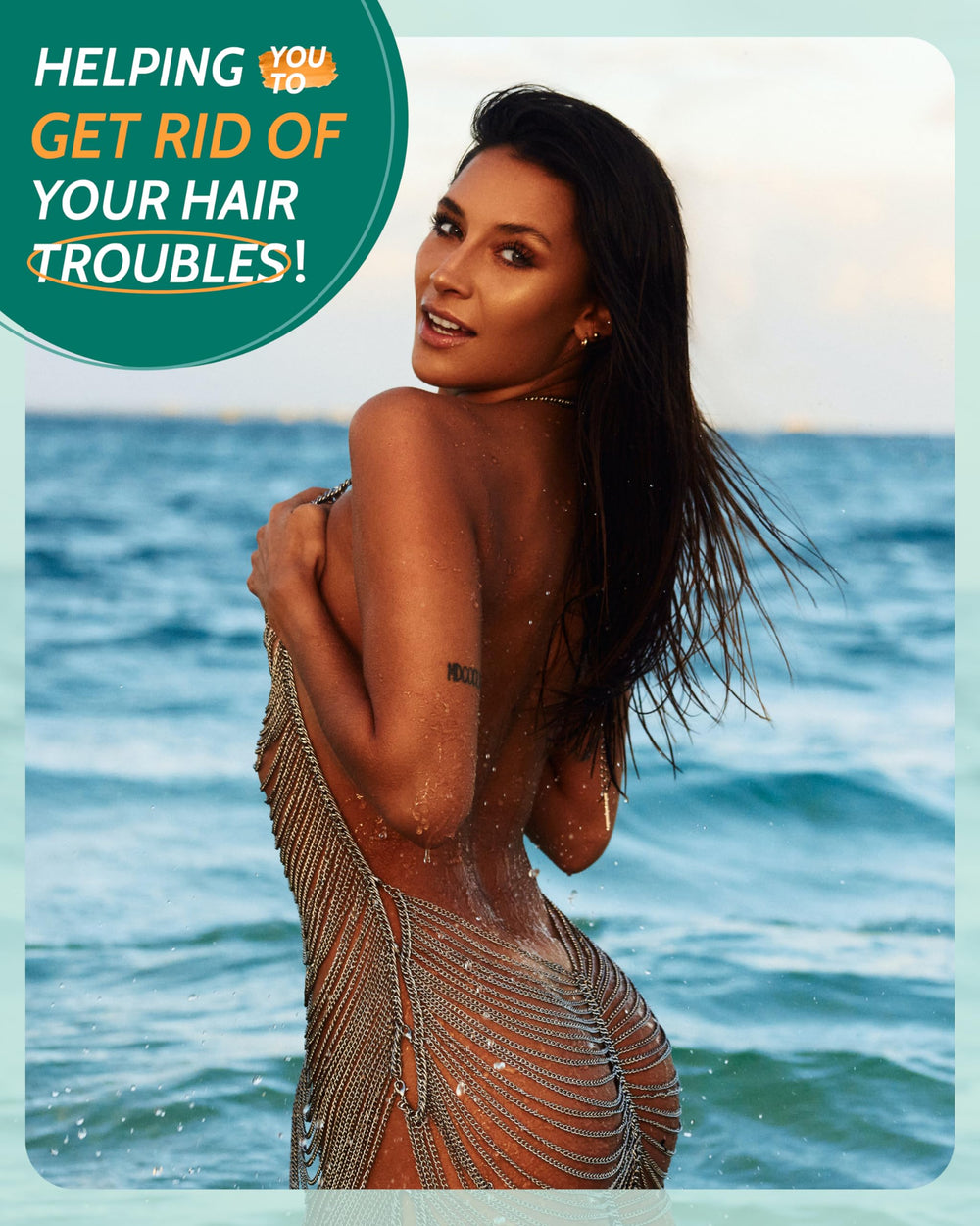 MoHern travel razor delivering smooth surface on legs arms and bikini area.