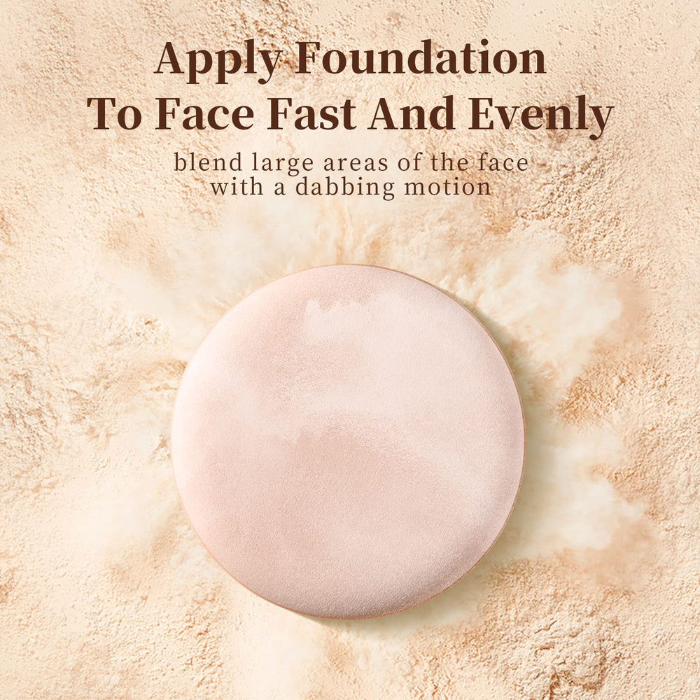 MOHOPE teardrop sponge reaches nose and eyes for detailed makeup