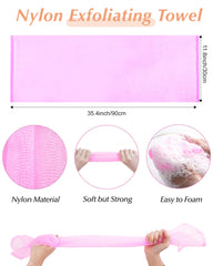 MoHern toallita exfoliante rosa, limpia la piel y la deja suave