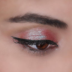 Moira Chroma Light Shadow 004 Summer Dream closeup foil reveals micro-glitter particles.
