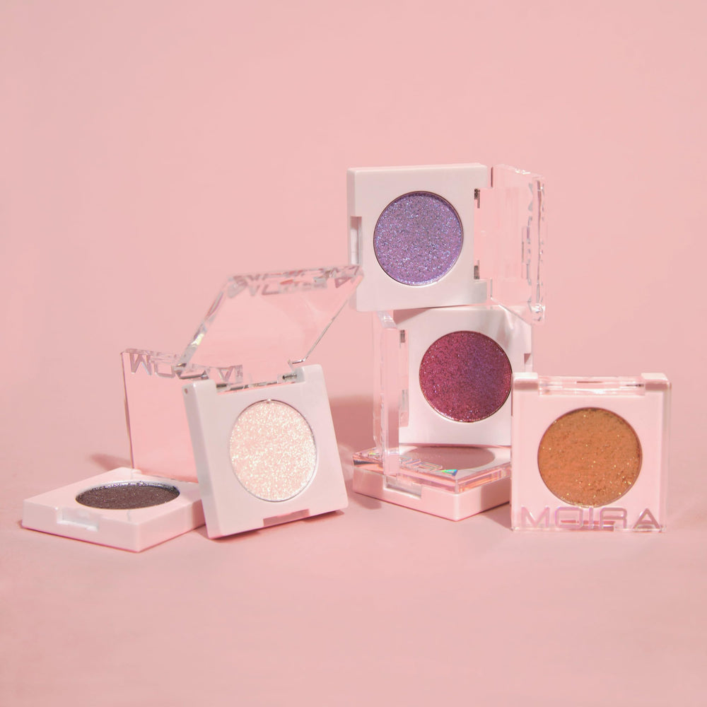 Moira Chroma Light Shadow 004 Summer Dream lifestyle shot inspires radiant eye makeup.