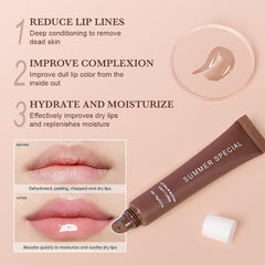 MoJinYuPm balsamo-labios vainilla-muestra, tono suave para look natural
