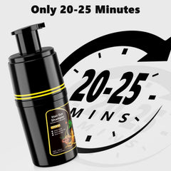Mokasakiso upgraded gentle formula nourishes scalp while coloring.